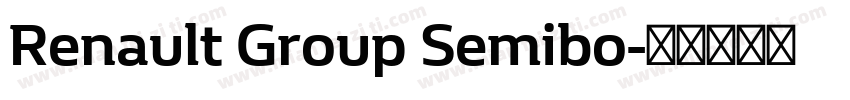 Renault Group Semibo字体转换